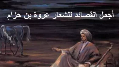 شعراء العصر الإسلامي ـ أشهر القصائد للشاعر عروة بن حزام